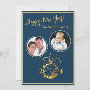Changer d'année Bonne nouvelle année Carte photo 2