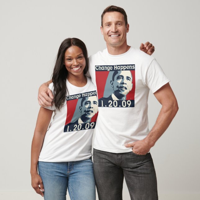Changer de T-shirt Obama (Unisexe)