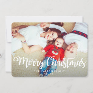 CHANGER LA COULEUR - Carte de Noël photo de vacanc