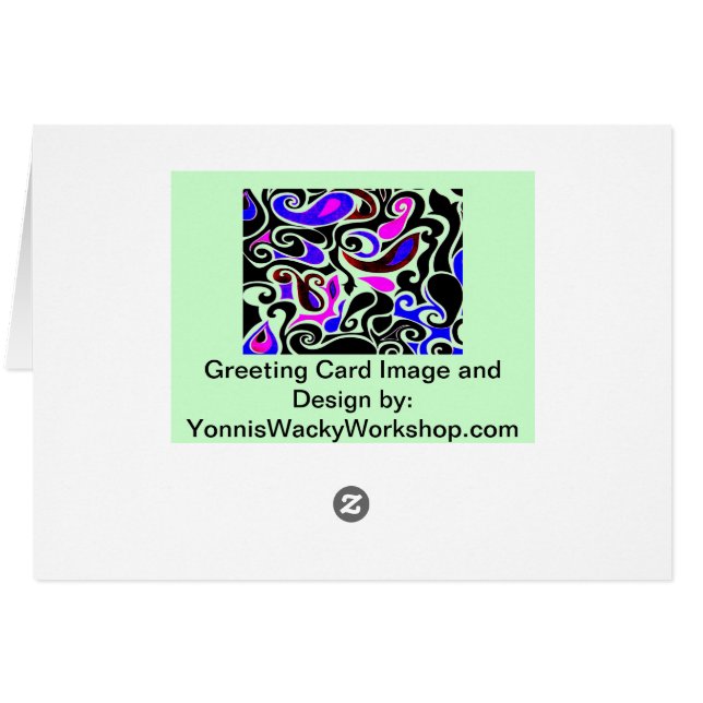 Changer la couleur Wacky Retro Swirl (Dos Horizontal)