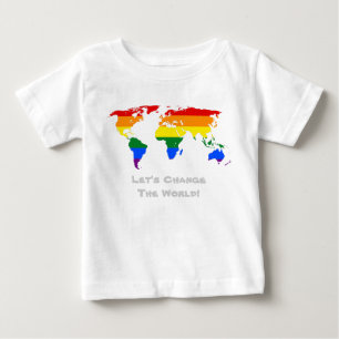 Changer le T-shirt gay pride mondial