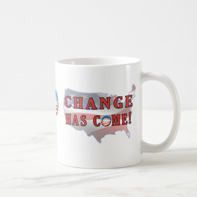 Changez est venu dans la tasse de l'Amérique (Droite)