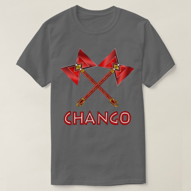 Chango Twin Double Thunder Axe Classic TShirt (Design devant)