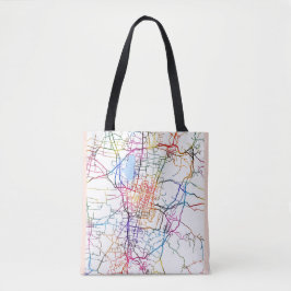 Changzhi China City Map Tasche