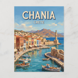 Chania Altstadt Griechenland Postkarte