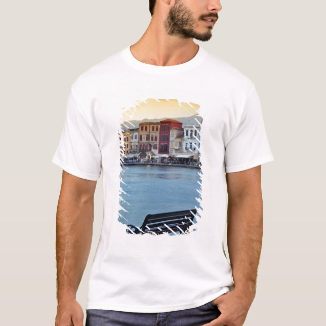Chania at dusk, Chania, Kreta, Griechenland T-Shirt (Vorderseite)