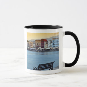 Chania bei Dämmerung, Chania, Kreta, Griechenland Tasse
