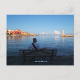 Chania Lighthouse Postcard Postkarte