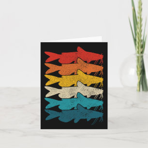 Channel Catfish Vintager Fisch Fisch Fisch Fischen Karte