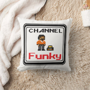 Channel Funky Pixel Art Kissen