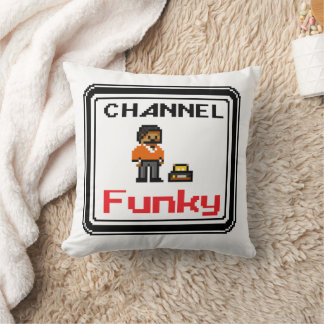 Channel Funky Pixel Art Kissen