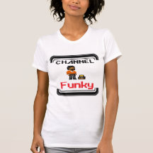 Channel Funky Pixel Art T - Shirt Tank Top