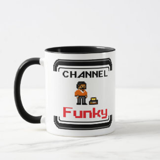 Channel Funky Pixel Art Tasse