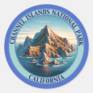 Channel Islands National Park California Runder Aufkleber