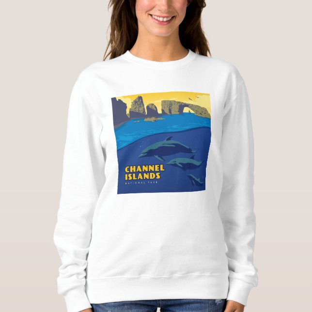 Channel Islands National Park Dolphins Sweatshirt (Vorderseite)