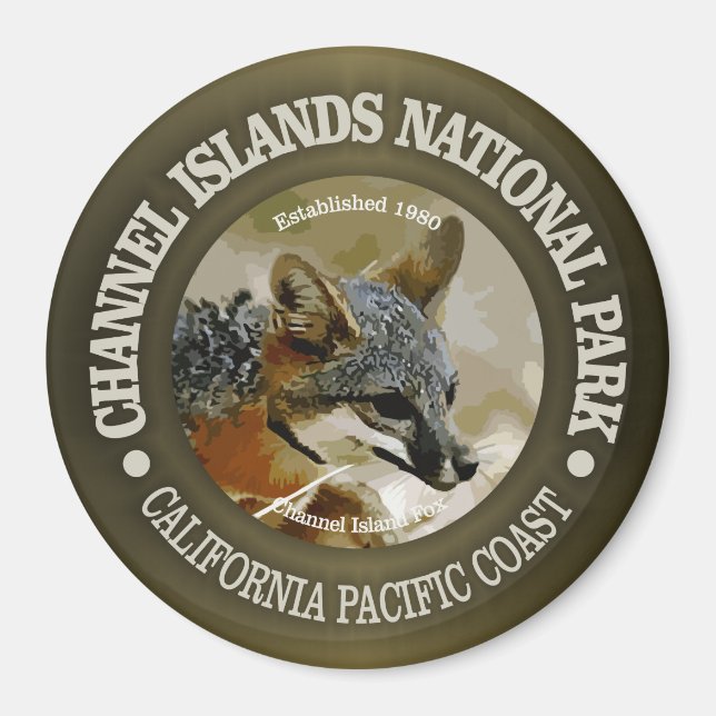Channel Islands National Park (Fuchs) Magnet (Vorne)