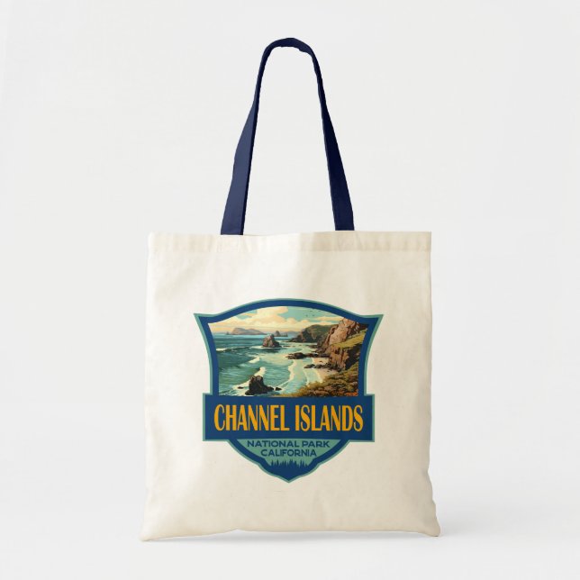 Channel Islands National Park Illustration Travel Tragetasche (Vorne)