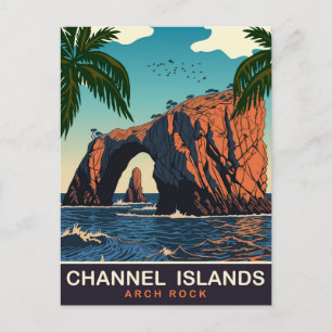 Channel Islands National Park Kalifornien, Reise Postkarte