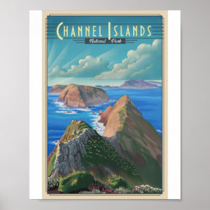 Channel Islands National Park Litho Kunstwerk Post Poster