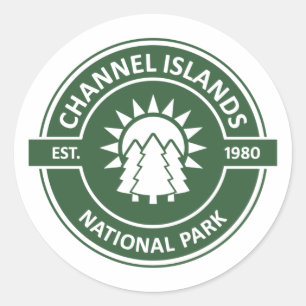 Channel Islands National Park Runder Aufkleber
