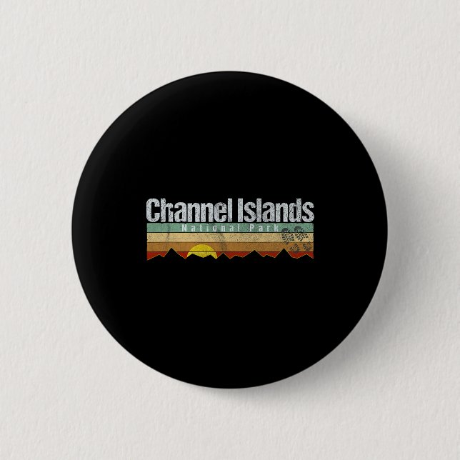 Channel Islands Nationalpark Camping Wandern  Button (Vorderseite)