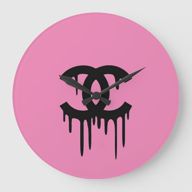 Channel Klok Große Wanduhr (Vorderseite)