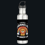Channel The Mighty Lion And Live Your Best Edelstahlflasche<br><div class="desc">Channel The Mighty Lion And Live Your Best</div>