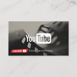 Channel-Werbekarte Visitenkarte