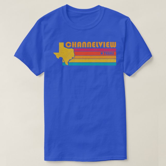 Channelview Texas Vintag beängstigend Souvenir T-Shirt (Design vorne)