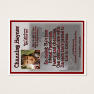 Channing Haynes Charakter-Trading Card - LDD
