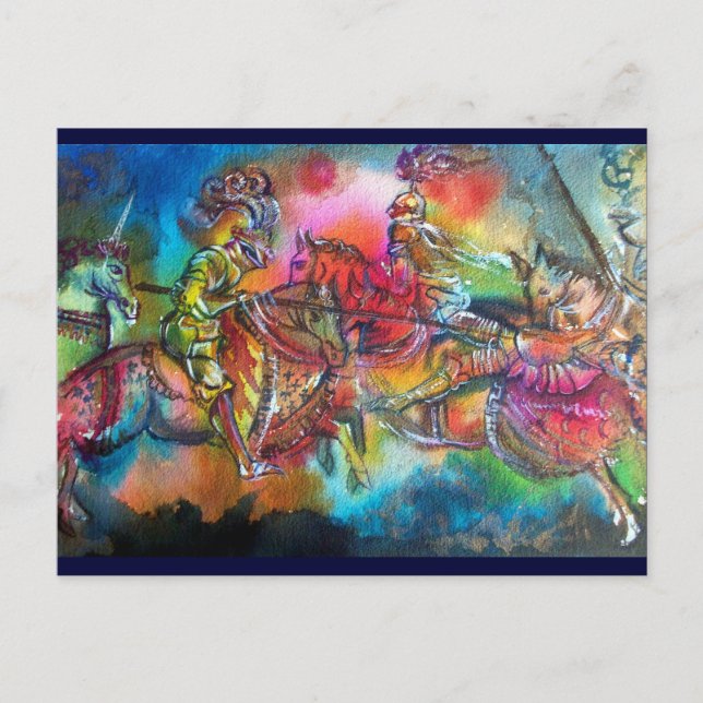 CHANSON DE ROLAND / BEKÄMPFUNG VON ÜBERNACHTUNGEN  POSTKARTE (Vorderseite)