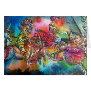 CHANSON DE ROLAND/ COMBAT DES CHEVALIERS EN TOURNO