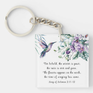 Chanson de Salomon 2:11-12 Bible des fleurs de col