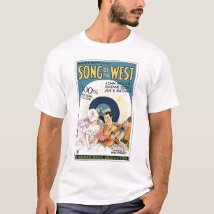Chanson des 1930 T-shirts vintages occidental