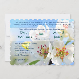 Chant chrétien Faire-part de mariage de Salomon