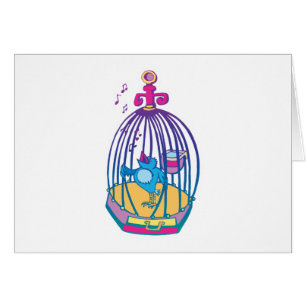 chant mignon d'oiseau de cage