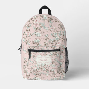 Chantelle Pink Vintage Rose Bedruckter Rucksack