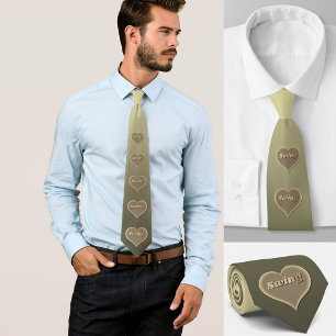 Chanter danse Amour Coeur Cravate