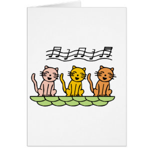 Chanter des chats Tshirts et cadeaux