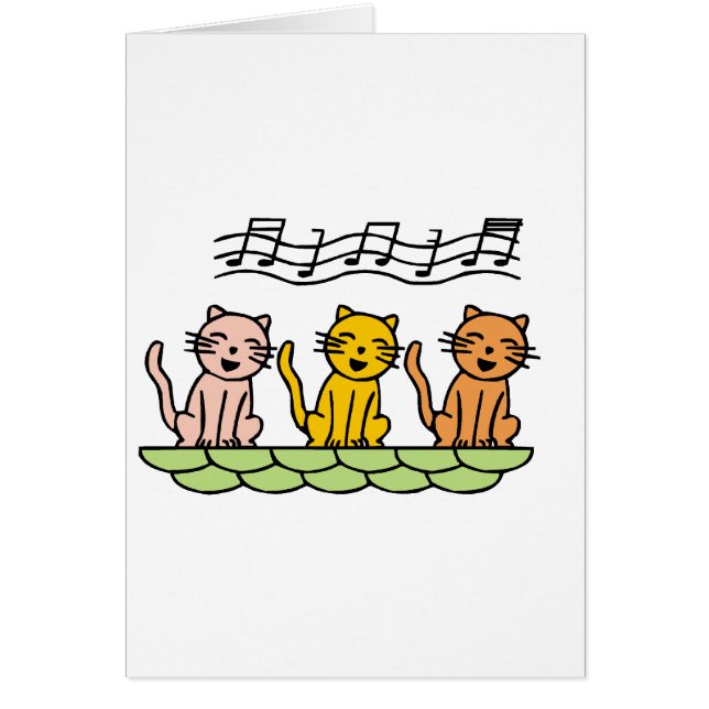 Chanter des chats Tshirts et cadeaux (Devant)