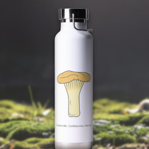 Chanterelle Botanique Bouteille d'eau aux champign
