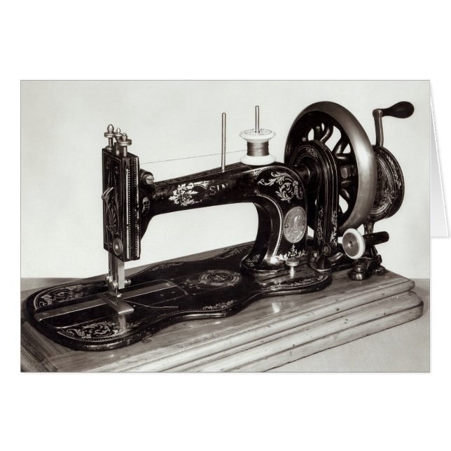 Chanteur 'Nouvelle Famille' machine à coudre, 1865 (Devant horizontal)