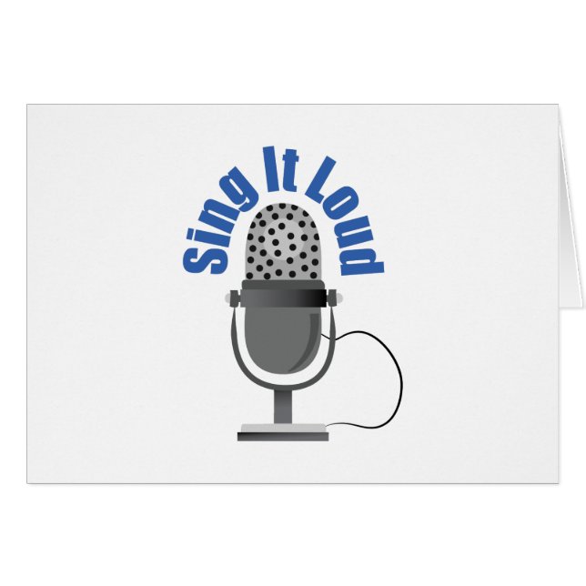 Chantez-le fort (Devant horizontal)