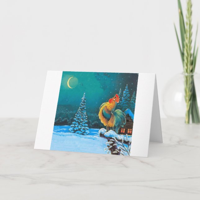 Chanticleer Feiertagskarte (Vorderseite)