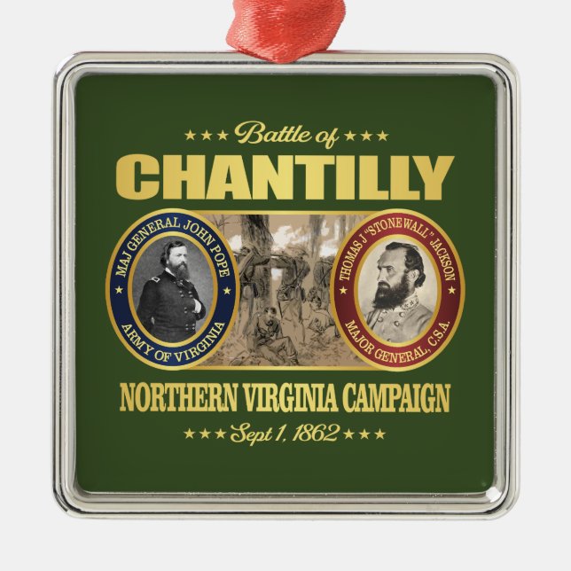 Chantilly (FH2) Ornament Aus Metall (Vorne)