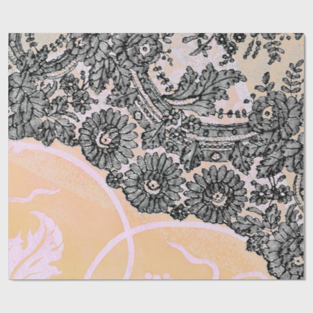 CHANTILLY LACE MIT William Morris Wrapping Paper Geschenkpapier (Flach)