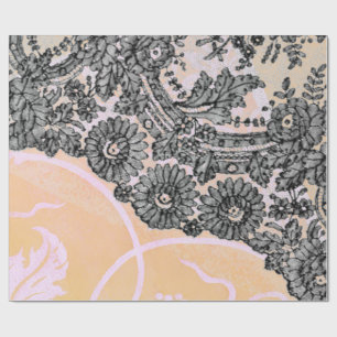 CHANTILLY-SPItze MIT William Morris-Geschenkpapier Geschenkpapier