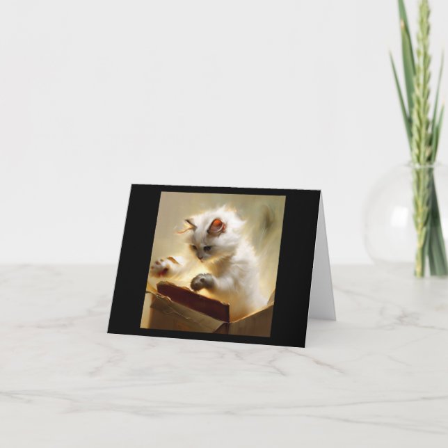 Chantilly-Tiffany Cat Karte (Vorderseite)