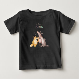 Chantons un T-shirt animal animal Acapella Baby