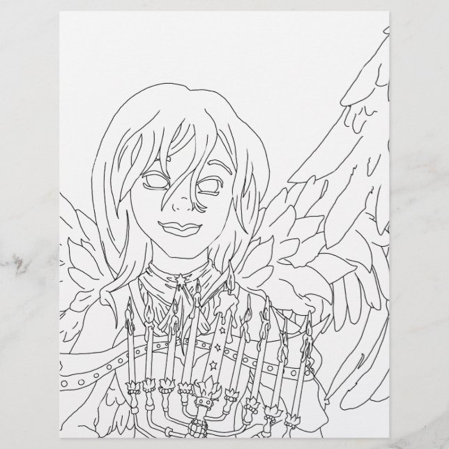 Chanukah Angel Flyer (Vorne)